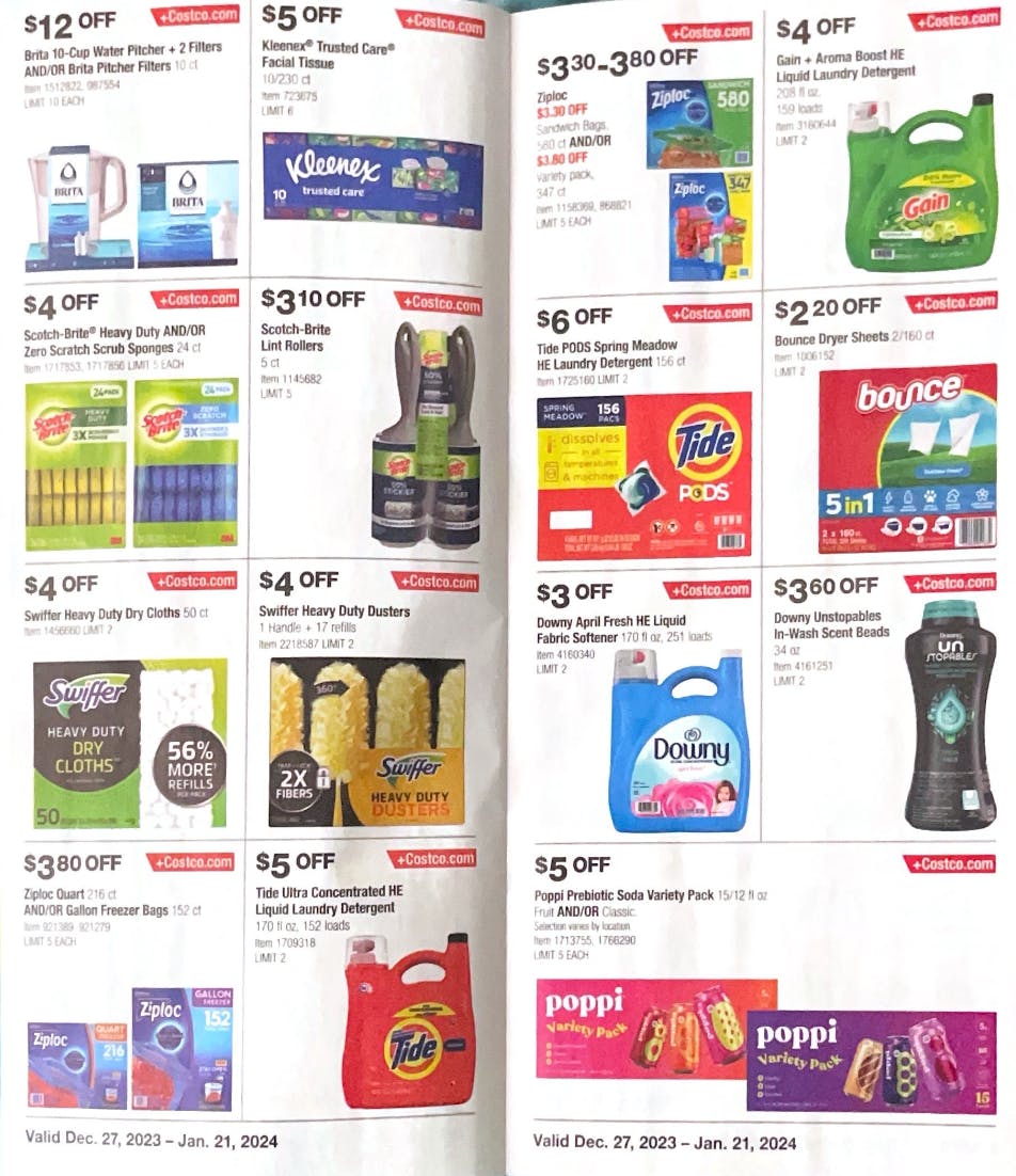 Costco Coupon Book for January 2024 InStore Prices & Full Ad Scan