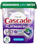 Cascade Platinum Plus Dishwashing Detergent 28 ct or higher, limit 1