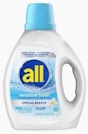 All Sensitive Fresh Liquid Laundry Detergent 73 or 88 oz, Ibotta Rebate