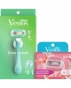 Venus Razor pack with Cartridge Refill 1-2 ct, 3-Bladed Refill Pack 1-4 ct, Pubic, or Face, Walgreens App Coupon